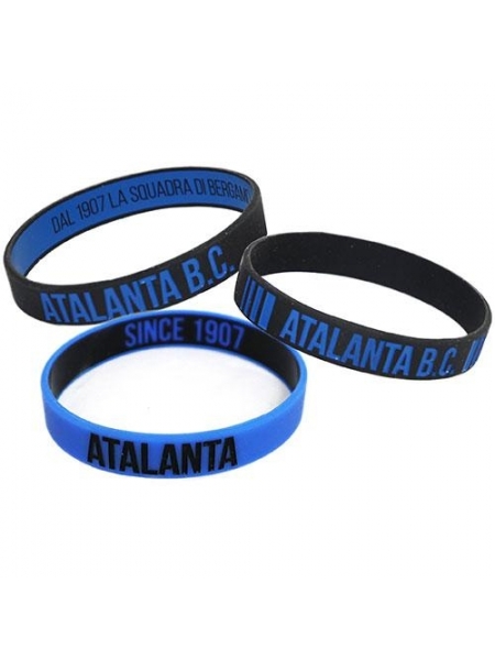 Set braccialetti in silicone Atalanta B.C.